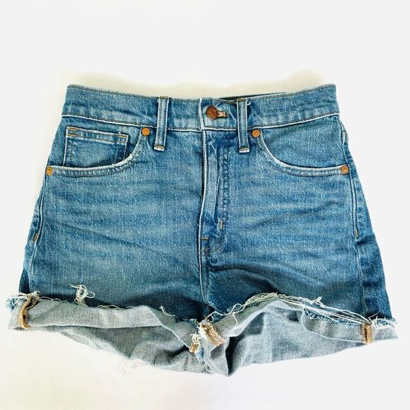 Madewell High Rise Denim Jean Shorts Size 26 - Picture 1 of 5